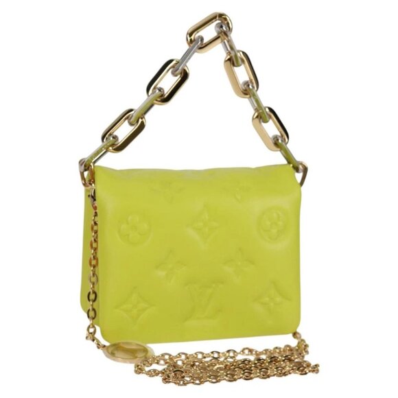 Louis Vuitton Handbags - LOUIS VUITTON Monogram Emboss Coussin Belt Bag Bag Leather 2way LV Auth 121504SM